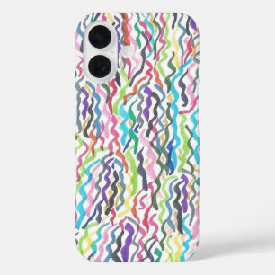 Coques iPhone 16 Algues arc-en-ciel