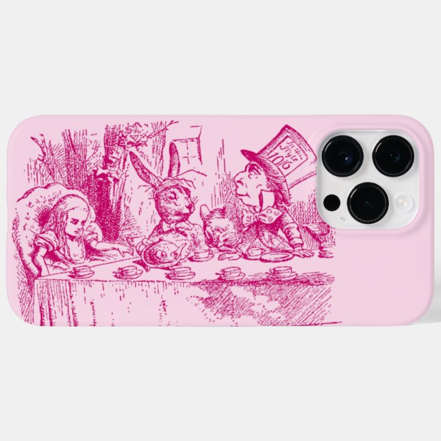 Coques Case-Mate iPhone Alice au Pays des merveilles Tea Party (Verso (horizontal))