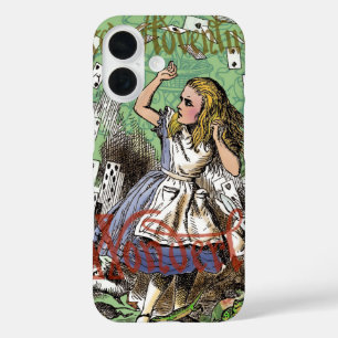 Coques iPhone 16 alice cartes pays des merveilles