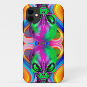 Case-Mate iPhone Case Alien à deux têtes symétrique moderne