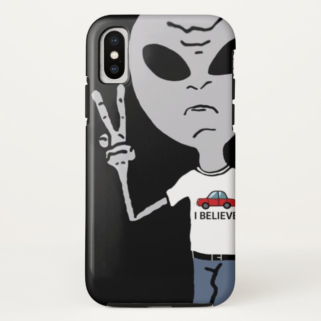 Coques Case-Mate iPhone Alien de paix (Dos)
