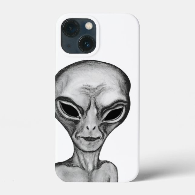 Coques Case-Mate iPhone Alien gris (Verso)
