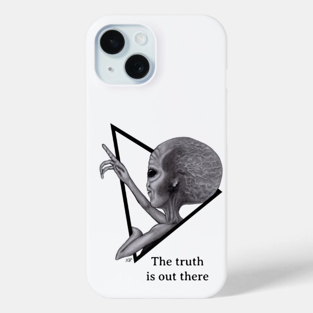 Coques Case-Mate iPhone Alien gris, la vérité est là (Verso)