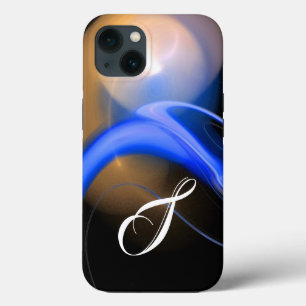 Case-Mate iPhone Case ALIEN PEARL MONOGRAM Blanc Bleu Fissures fractales