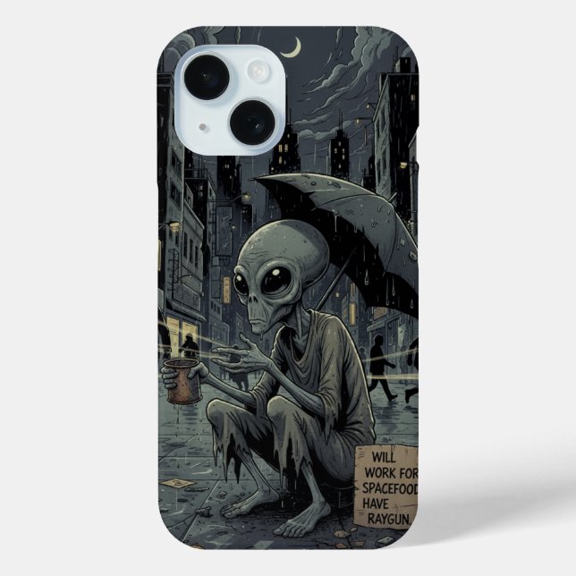 Coques Case-Mate iPhone Alien sous la pluie (Verso)