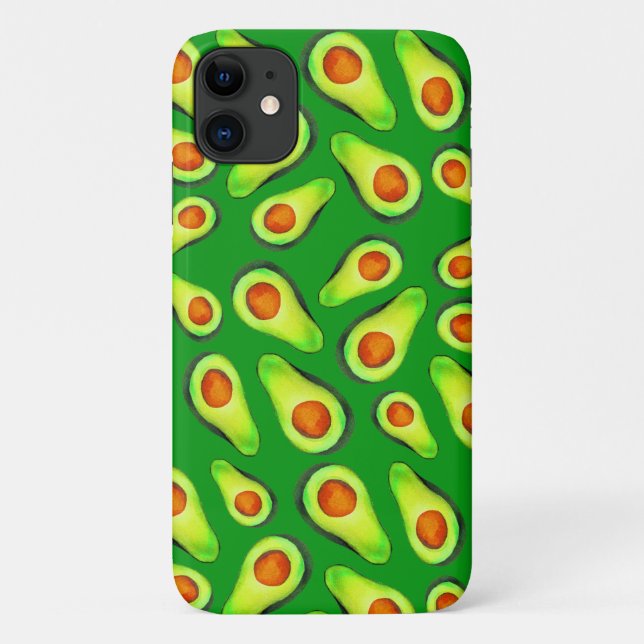 Coques Case-Mate iPhone Alimentation de fruits de santé vert Avocado (Dos)