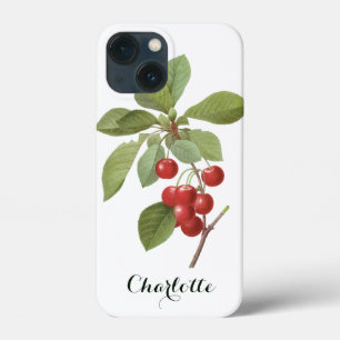 iPhone 13 Mini Coque Aliments Cerise de Fruit Vintage, Cerises par Redo