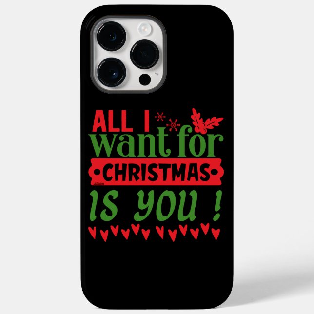 COQUES Case-Mate iPhone ALL I WANT FOR CHRISTMAS IS YOU (Verso)