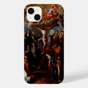 Coque Pour iPhone 14 Plus Allégorie de la Crucifixion avec les saints jésuit