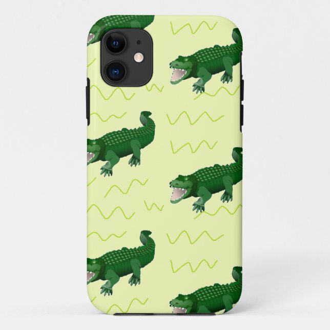 Coques Case-Mate iPhone Alligator en jaune (Dos)