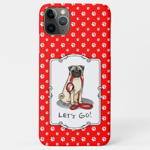 Case-Mate iPhone Case Allons-y ! (marcher) Chien Carlin (pâle) Lèc mou