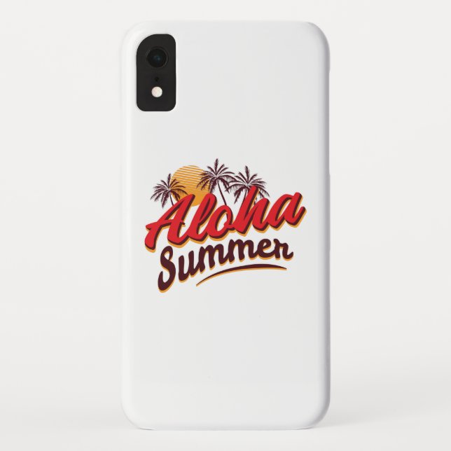 Coques Case-Mate iPhone Aloha Été (Dos)