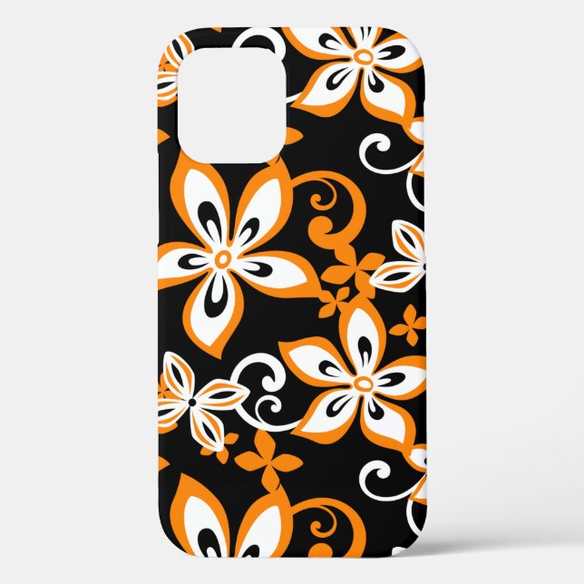 COQUES Case-Mate iPhone ALOHA HAWAII (NOIR/ORANGE) (Verso)