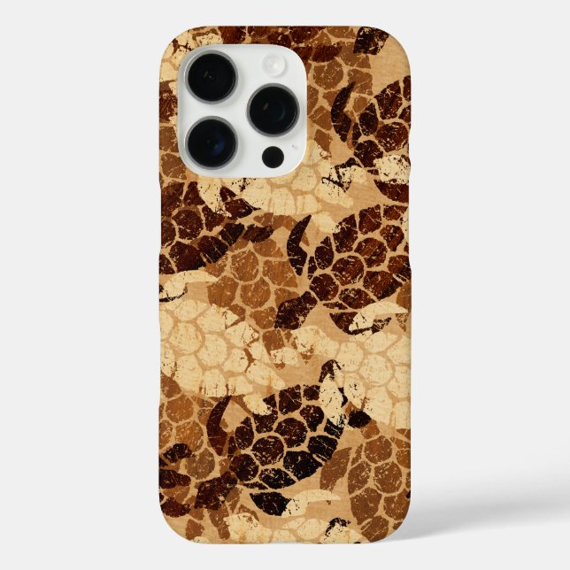 Coques Case-Mate iPhone Aloha Hawaiian Aloha Faux Koa Wood (Verso)