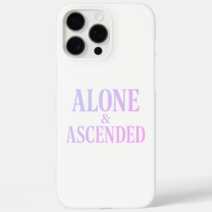 Coques iPhone 16 Pro Max Alone & Ascended - L'art de la solitude élevée