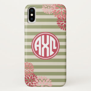 Case-Mate iPhone Case Alpha motif de rayure de monogramme d'Omega de