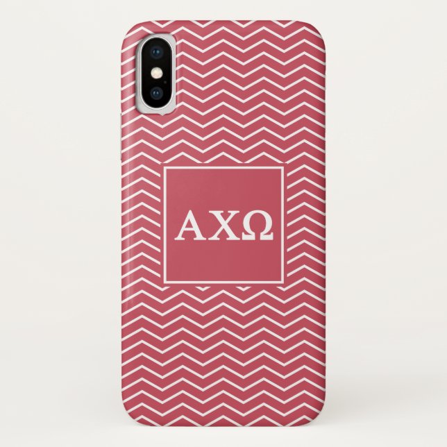 Coques Case-Mate iPhone Alpha motif d'Omega | Chevron de Chi (Dos)