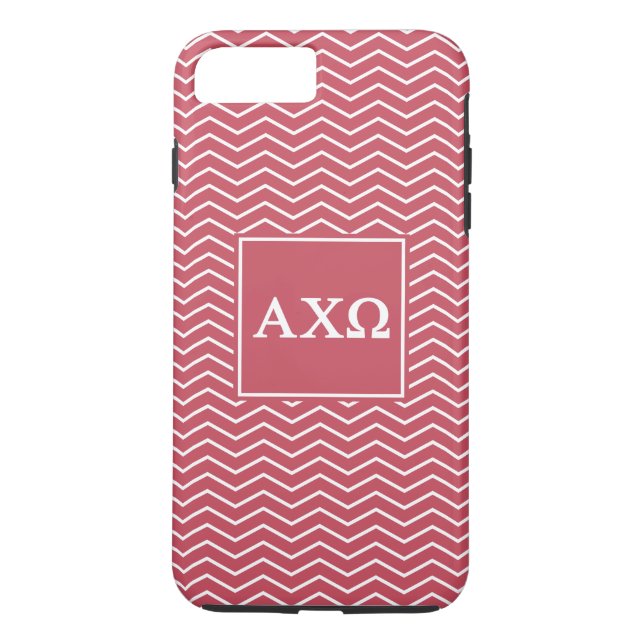 Coques Case-Mate iPhone Alpha motif d'Omega | Chevron de Chi (Dos)