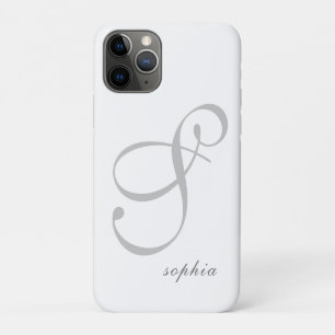 Case-Mate iPhone Case Alphabet de nom élégant personnalisé moderne