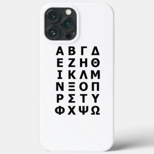 Case-Mate iPhone Case Alphabet grec