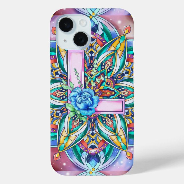 Coques Case-Mate iPhone Alphabet L mandala (Verso)