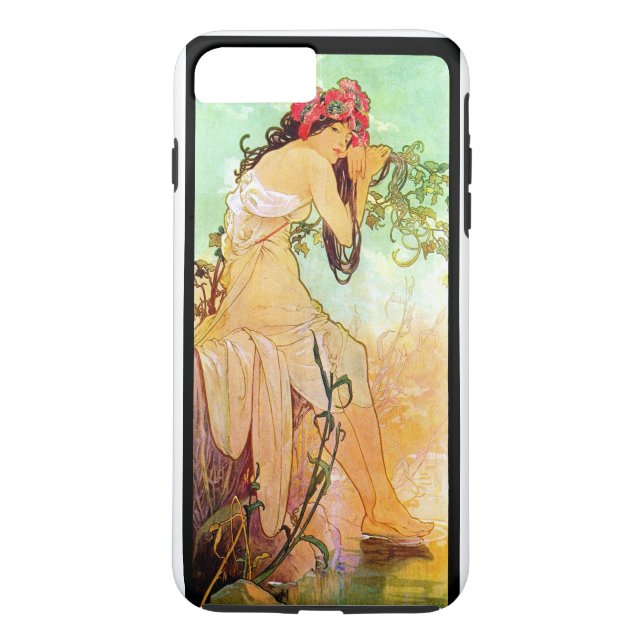 Coques Case-Mate iPhone Alphonse Mucha Girl By The Pond (Dos)