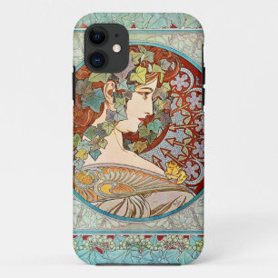 Coque iPhone 11 Alphonse Mucha Ivy