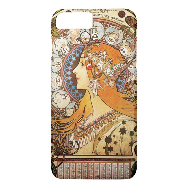 Coques Case-Mate iPhone Alphonse Mucha Zodiac (Dos)