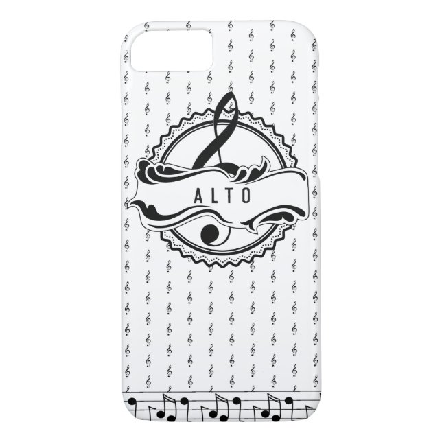 Coques Case-Mate iPhone Alto Singer Musical Note Téléphone Case (Dos)