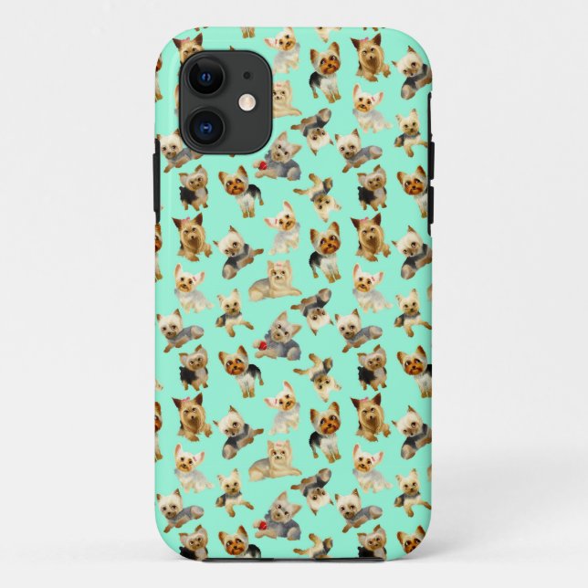 Coques Case-Mate iPhone Amant de Yorkie (Dos)