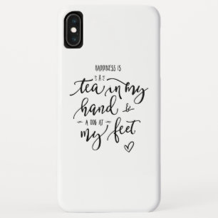 Case-Mate iPhone Case Amant Handlettered de thé de personne de chien de