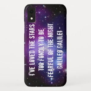 Coque Pour iPhone XR Amas de galaxies Citation Galilée