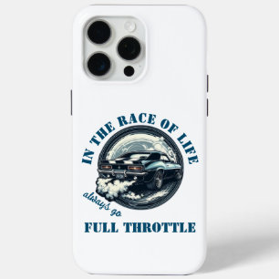 Coque iPhone 15 Pro Max Amateur de voiture, toujours à fond