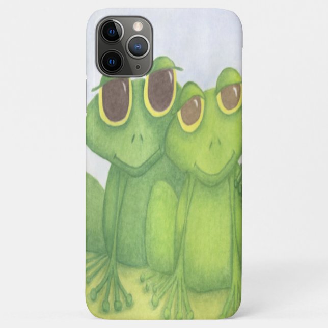 Coques Case-Mate iPhone Amateurs adorables de grenouilles (Dos)