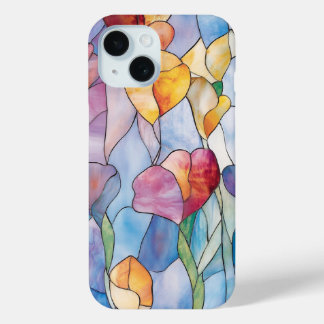 Coque Pour iPhone 15 Amateurs D'Art Coloré En Verre