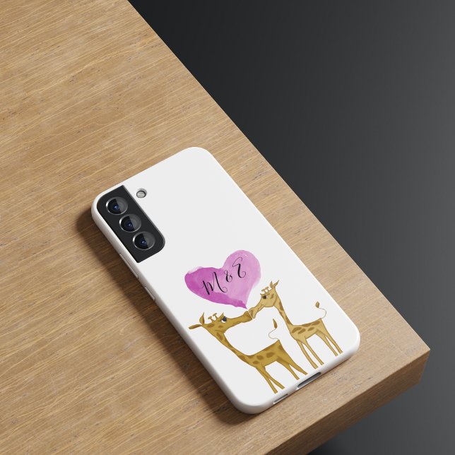 Coques Case-Mate iPhone Amateurs de girafe adorables (Créateur téléchargé)