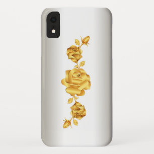 Case-Mate iPhone Case Amateurs roses Design Gold sur Argent