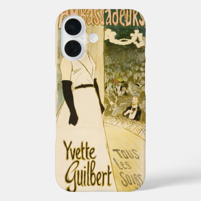 Coques Case-Mate iPhone Ambassadeurs Yvette Guilbert par Theophile Steinle (Verso)