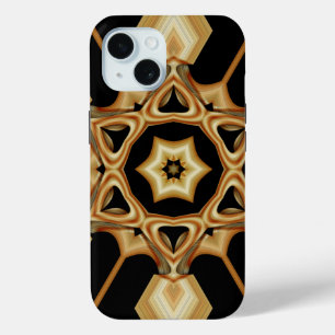 Coque Pour iPhone 15 Ambre Tribal