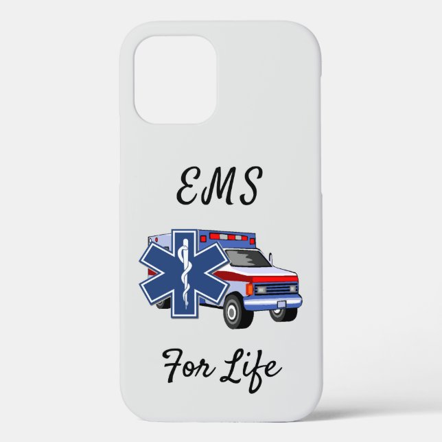 Coques Case-Mate iPhone Ambulance EMS pour la vie   (Verso)