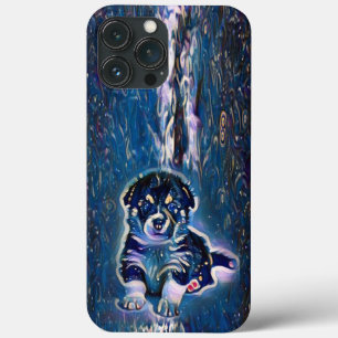 Case-Mate iPhone Case American Akita Puppy Bleu étoile nuit