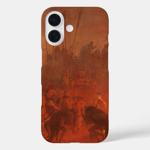 Coques iPhone 16 Amérindiens vintage, Danse du buffle par Wimar