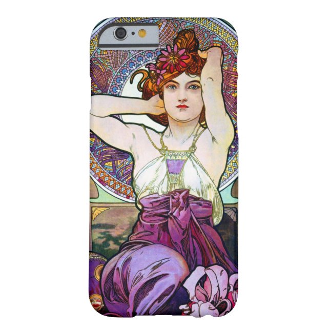 Coques Case-Mate iPhone Améthyste de Mucha (Dos)