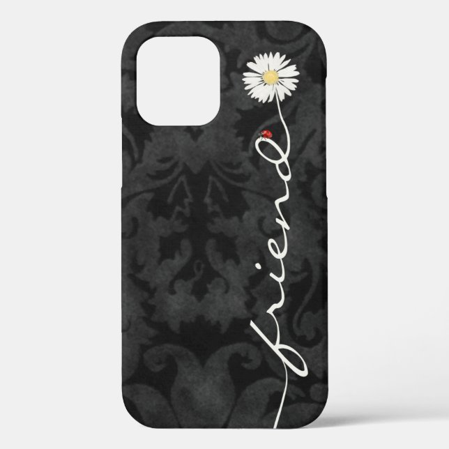 Coques Case-Mate iPhone Ami Daisy et Ladybug Damask (Verso)