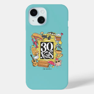 Coque Pour iPhone 15 AMIS™ Graphique de 30 ans