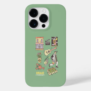 Coque Pour iPhone 14 Pro AMIS™   Graphique d'icônes de dessin