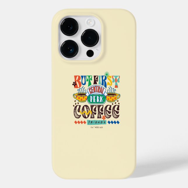 Coques Case-Mate iPhone AMIS™ | Mais Premier café Vibrant Graphisme (Verso)