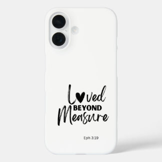 Coques iPhone 16 Amour au-delà de la mesure Eph 3:19