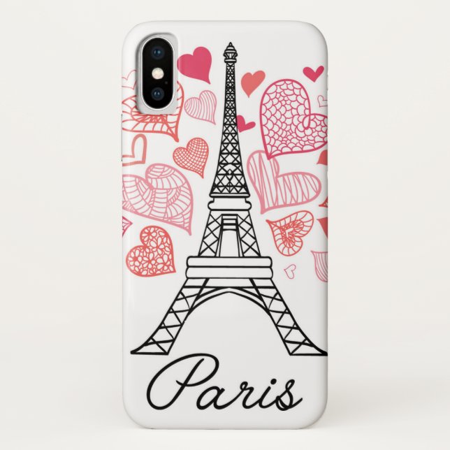 Coques Case-Mate iPhone Amour de Paris, France (Dos)