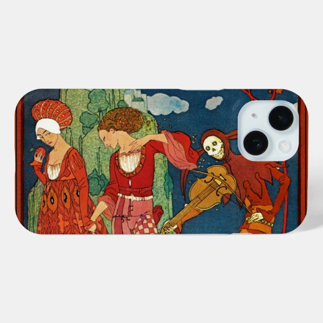 COQUES Case-Mate iPhone AMOUR, DÉSIR ET MORT (Verso (horizontal))